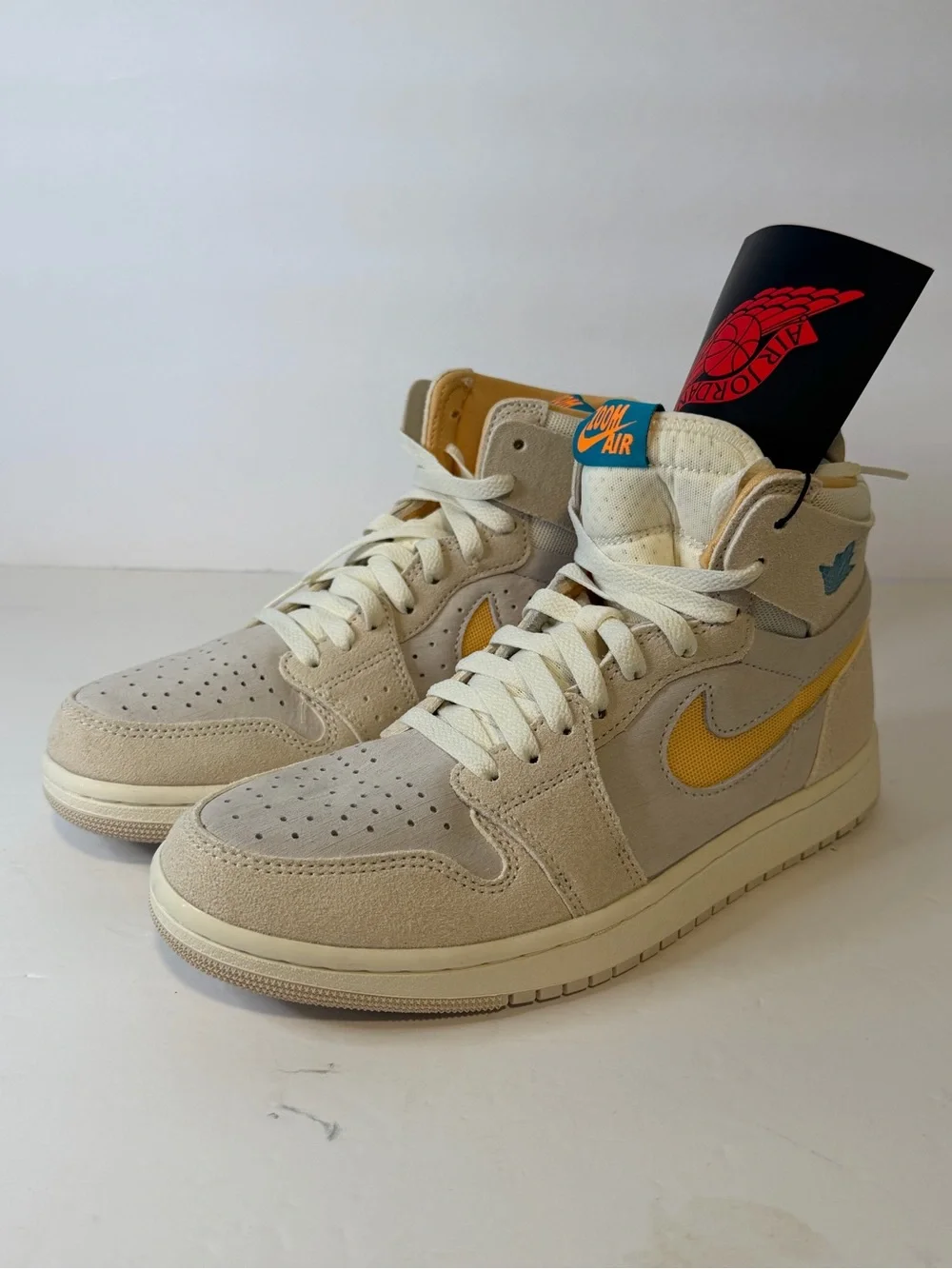 Jordan suede upper